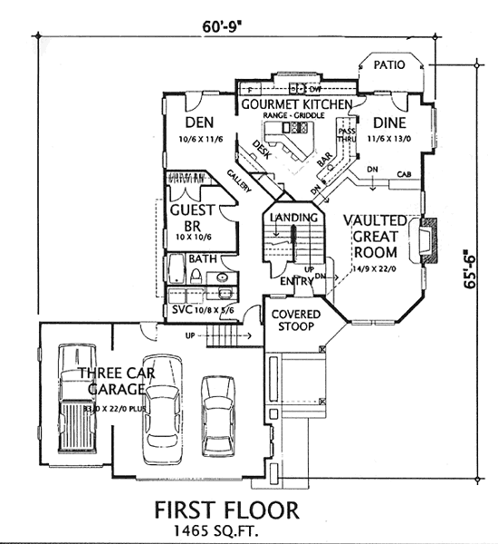 main floor house blueprint