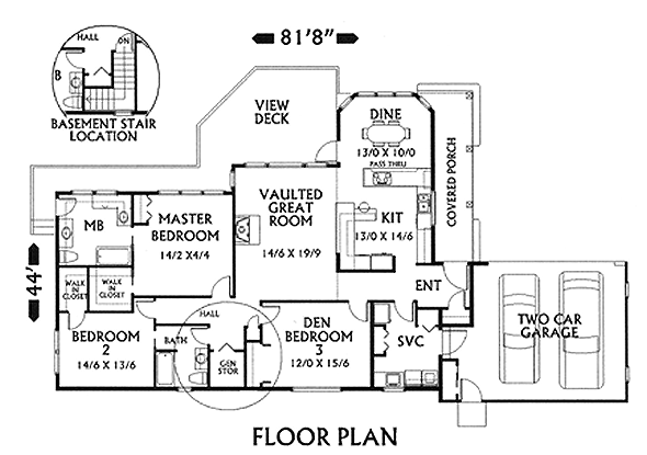 main floor house blueprint