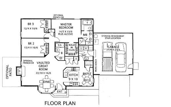 main floor house blueprint