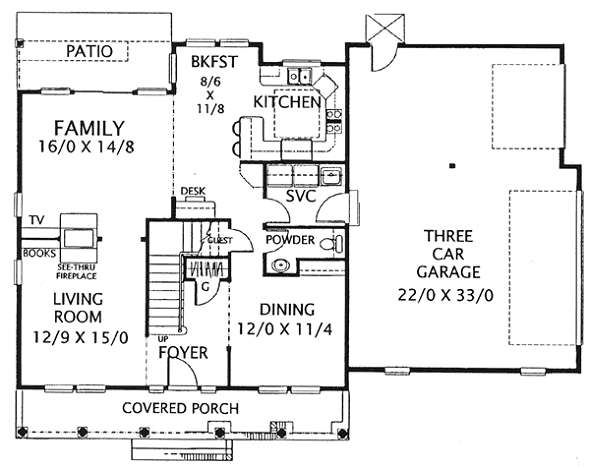 main floor house blueprint