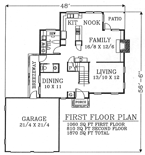 main floor house blueprint