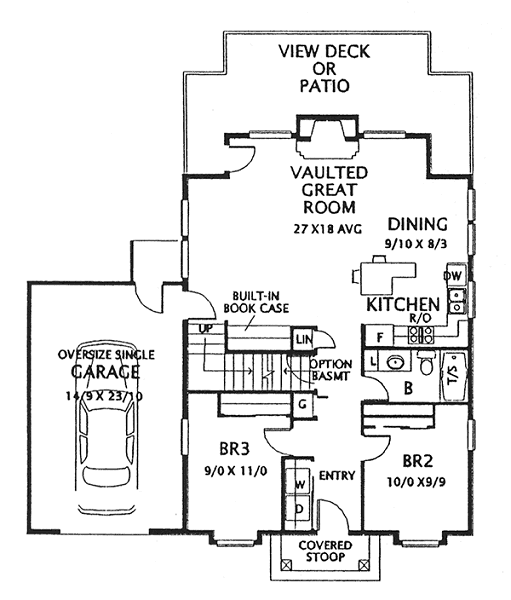main floor house blueprint