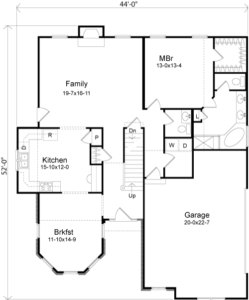 main floor house blueprint