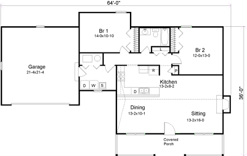 main floor house blueprint