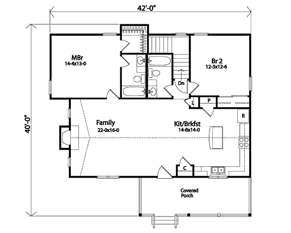 main floor house blueprint