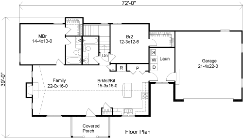 main floor house blueprint