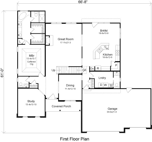 main floor house blueprint