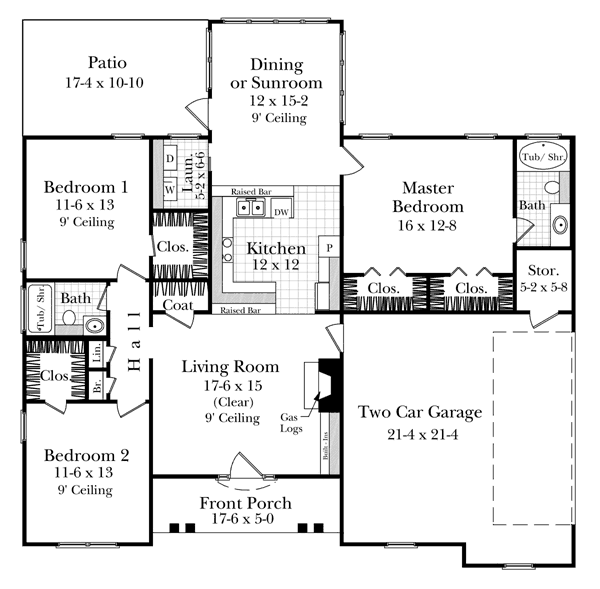 main floor house blueprint