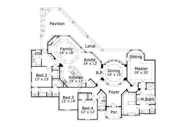 main floor house blueprint