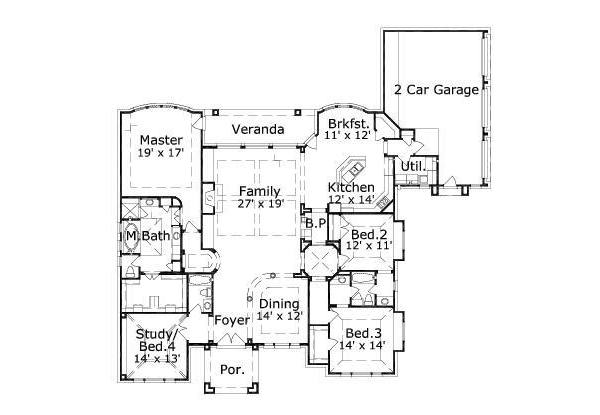 main floor house blueprint