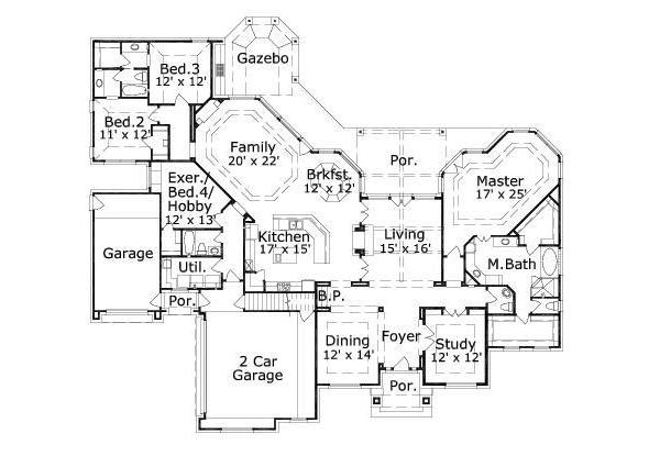 main floor house blueprint