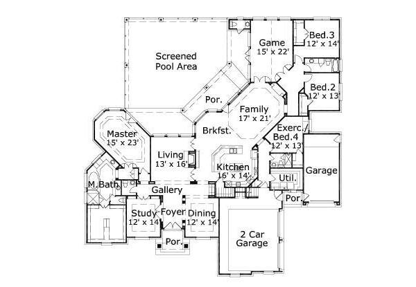 main floor house blueprint