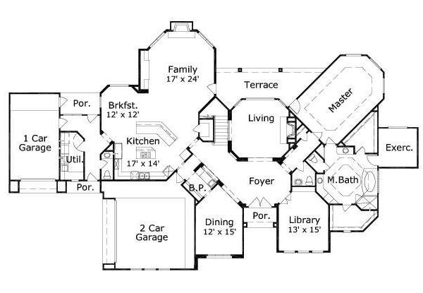 main floor house blueprint