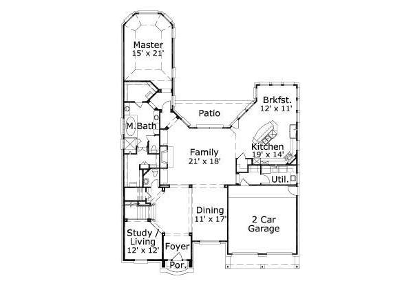 main floor house blueprint
