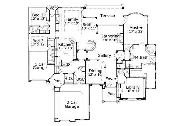 main floor house blueprint