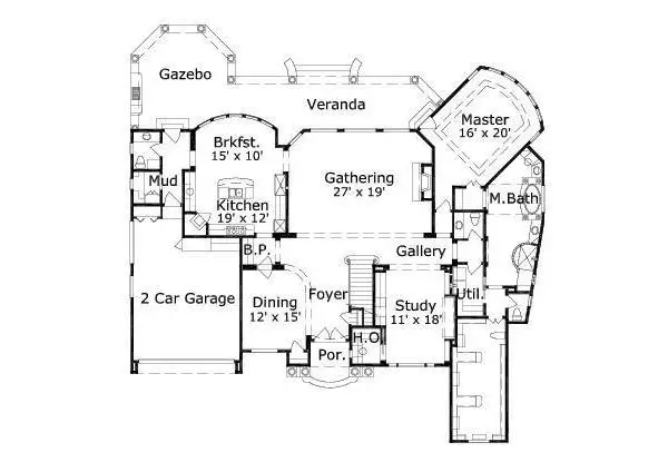 main floor house blueprint