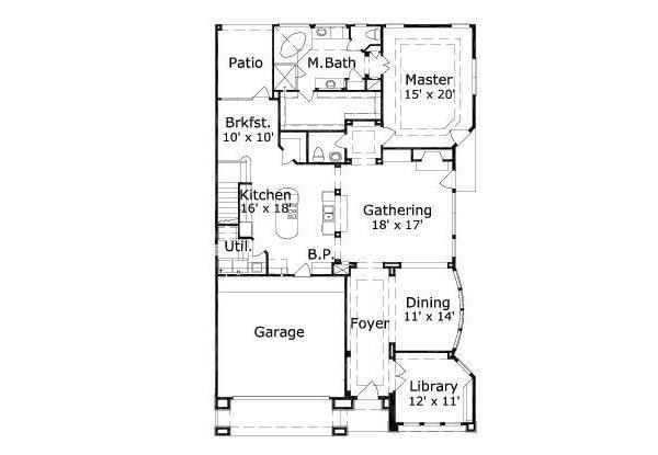 main floor house blueprint
