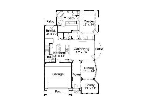 main floor house blueprint