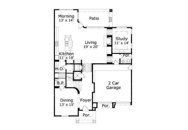main floor house blueprint
