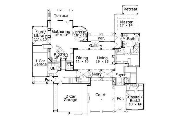 main floor house blueprint