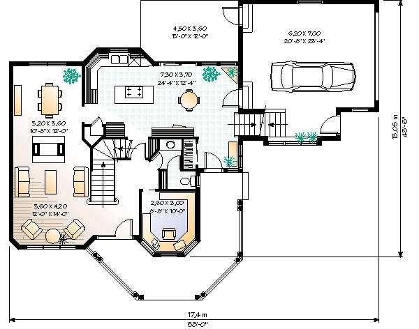 main floor house blueprint