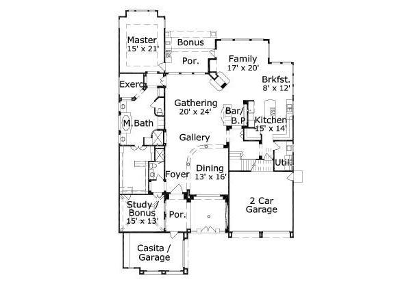 main floor house blueprint