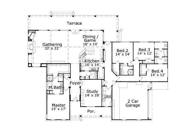main floor house blueprint