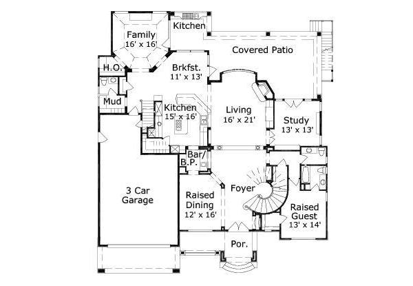 main floor house blueprint