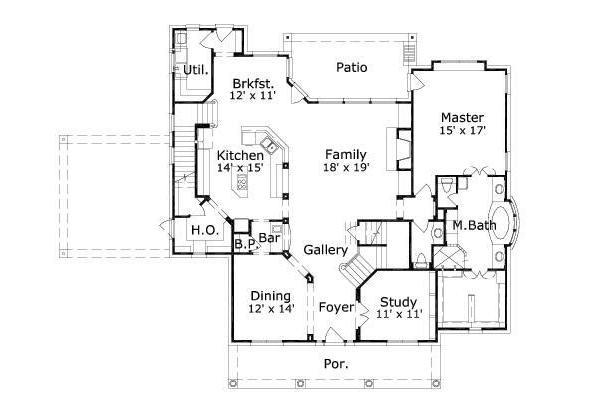 main floor house blueprint