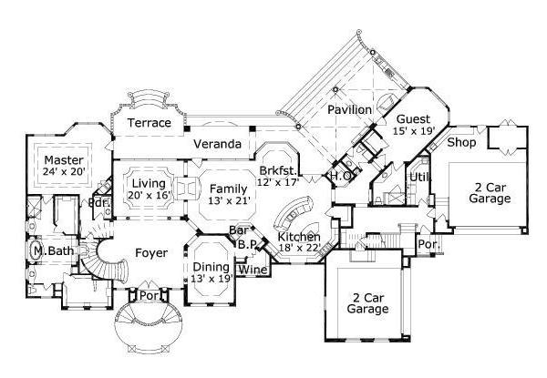 main floor house blueprint