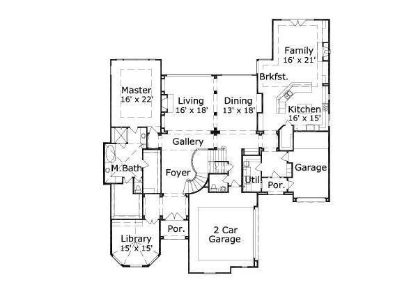 main floor house blueprint