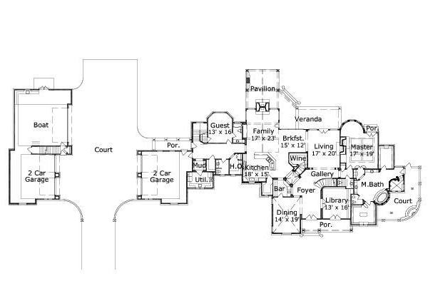 main floor house blueprint