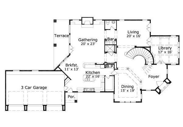 main floor house blueprint