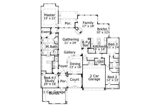 main floor house blueprint