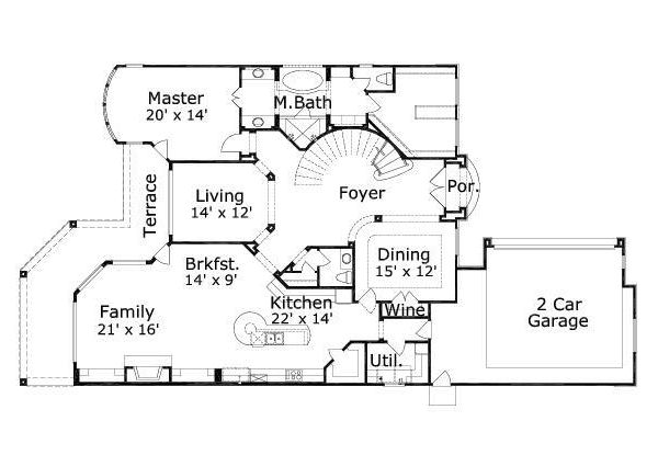main floor house blueprint