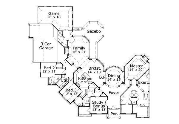 main floor house blueprint