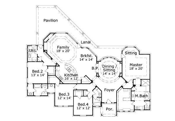 main floor house blueprint