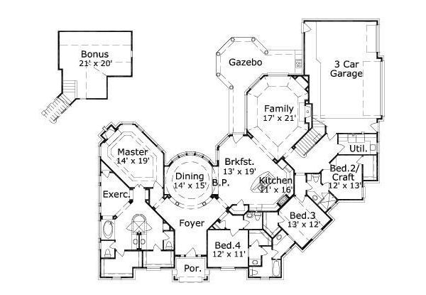 main floor house blueprint