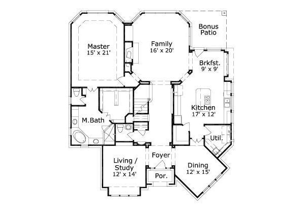 main floor house blueprint