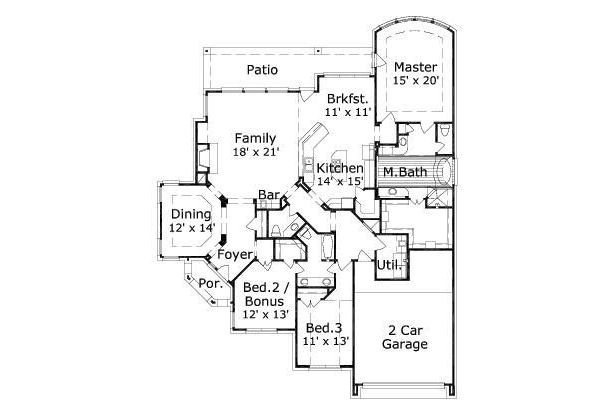 main floor house blueprint