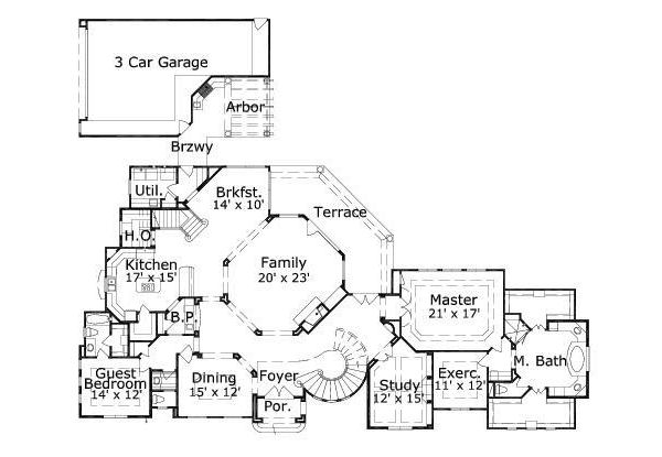main floor house blueprint