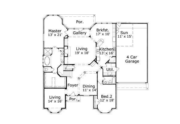 main floor house blueprint