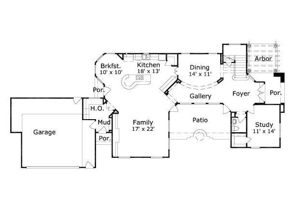main floor house blueprint