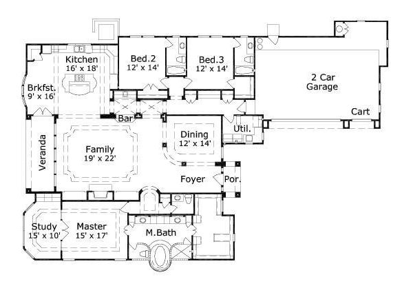 main floor house blueprint