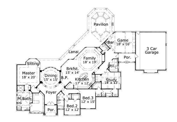 main floor house blueprint