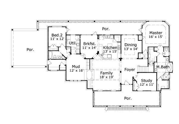 main floor house blueprint