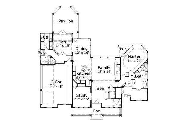 main floor house blueprint