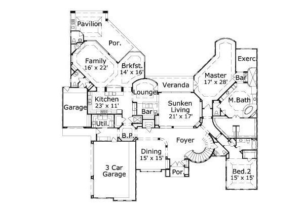 main floor house blueprint