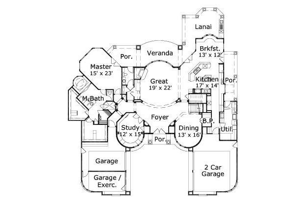main floor house blueprint
