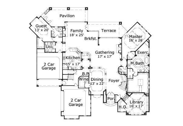 main floor house blueprint